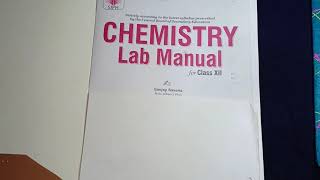 Chemistry Practical File  Lab manual Class12th [upl. by Beker187]