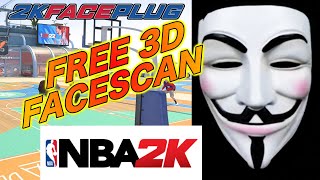 FREE ANONYMOUS MASK 3D FACE SCAN ALL 2K VERSIONS [upl. by Elyr997]