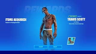 How to Get TRAVIS SCOTT SKIN NOW in Fortnite Chapter 5 Travis Scott Skin Return [upl. by Burman]