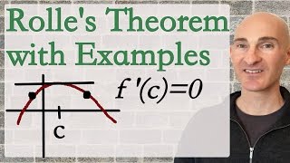 Rolles Theorem with Examples [upl. by Sucy]