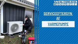 Panasonic varmepumpe serviceeftersyn Hør hvordan du gør [upl. by Acireed]