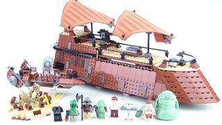 LEGO Star Wars Jabbas Sail Barge 6210 Review From 2006 [upl. by Towny]