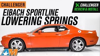 20082019 Challenger Eibach Sportline Lowering Springs Review amp Install [upl. by Thier780]