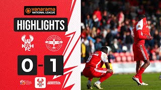 📺 HIGHLIGHTS  13 Apr 24  Harriers 01 Eastleigh [upl. by Clementius883]