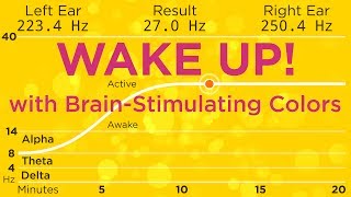 The Best Binaural Beats to WAKE UP With 589nm orange to stimulate your brain [upl. by Sheng]