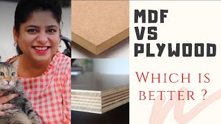 MDF VS PLYWOOD  Interior Design  furniture design [upl. by Germann]