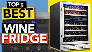 ✅ TOP 5 Best Wine Fridge 2024  Budget Wine Cooler review [upl. by Fancie]