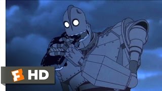 The Iron Giant 410 Movie CLIP  Hungry For Scraps 1999 HD [upl. by Assirem6]