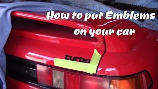 How to put Emblems on your car [upl. by Adnerb]