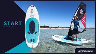 START  The Most Stable Beginner Windsurfing Board [upl. by Illac]