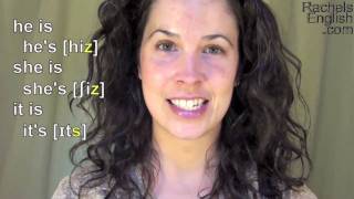 How to Pronounce Contractions American English Pronunciation [upl. by Trask]