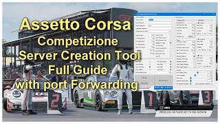 Assetto Corsa Competizione  Server Creation Tool  Guide  Simple and Easy Setup [upl. by Fi]