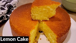 How to Make Fluffy LEMON CAKE  Homemade  Bake with Me [upl. by Jareb211]