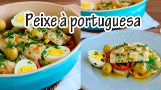 PEIXE À PORTUGUESA I Receitas e Temperos [upl. by Liag]