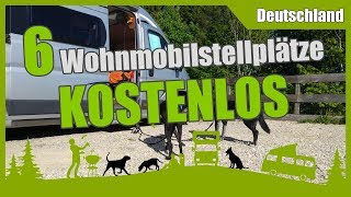 6 kostenlose Wohnmobilstellplätze mit Vollausstattung in Deutschland [upl. by Eceinal334]