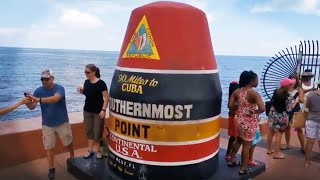 ⭕ Key West LIVE 🏝 Southernmost Point amp Hogs Breath Saloon [upl. by Dinan271]