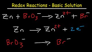 How To Balance Redox Equations In Basic Solution [upl. by Scurlock]