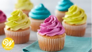 How to Make a Buttercream Swirl  Wilton [upl. by Guillemette152]