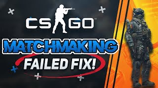 How to Fix Matchmaking Failed Error in CSGO  2025 [upl. by Bois]