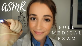 ASMR Roleplay  Full Medical Exam Whispered [upl. by Yecnay844]