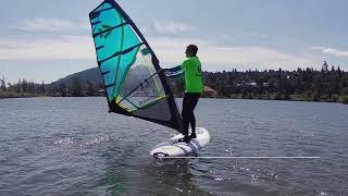 Intro to windsurfing [upl. by Ardnatal950]