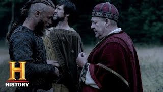 Vikings Ragnar Speaks with King Ecberts Men  History [upl. by Funch572]