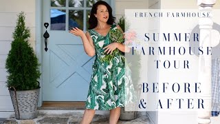 FRENCH FARMHOUSE  Farmhouse Summer Tour 2019  Farmhouse Remodel BEFOR AND AFTER [upl. by Aduh]