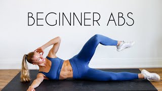 15 MIN BEGINNER AB WORKOUT No Equipment [upl. by Khalil]