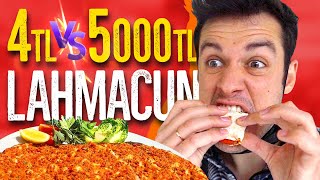 4TL Lahmacun vs 5000TL Lahmacun SonradanGörme [upl. by Aneri]