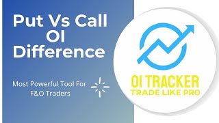 Put Vs Call OI Difference Best Intraday Trading Tool Change in Open Interest Based Trading Tool [upl. by Brad]