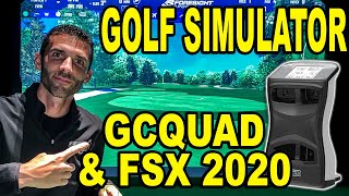 Foresight Sports Golf Simulator  How to use GCQuad with FSX 2020 [upl. by Kramnhoj]