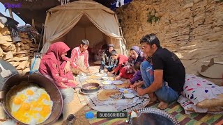 A Day in the Life Nomadic Lifestyle and Rustic Breakfast Preparation [upl. by Haleak778]