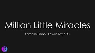 Million Little Miracles  Elevation Worship amp Maverick City  Piano Karaoke Lower Key of C [upl. by Michail]