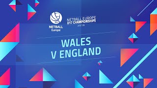 Netball Europe U17 Championships 2019  Wales v England [upl. by Trillby]