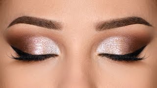 CLASSIC SPARKLY Glam Smokey Eye Makeup Tutorial [upl. by Middleton]