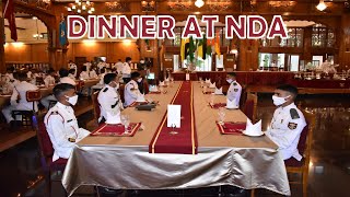 DINNER AT NDA Life at NDA National Defense Academy [upl. by Hayton]