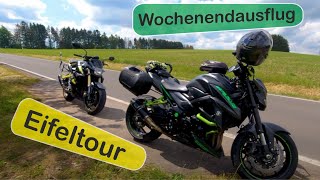 Motorradtour an die Eifel  Urlaub in Deutschland und auf dem Campingplatz [upl. by Vona]