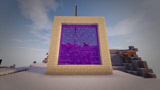 Minecraft  How to make a Portal to REAL LIFE No mods [upl. by Eirameinna]