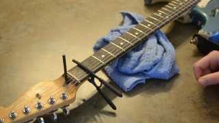 How to Adjust the Truss Rod – Fender Strat [upl. by Blayze45]