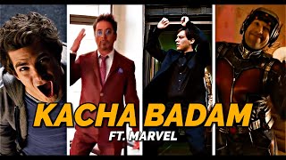 Kacha Badam Ft Marvel Cast Dancing  Meme Style velocityedit [upl. by Rimidalg]