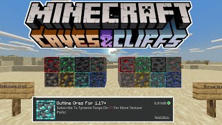 Ores Outline For 118 MCBE Texture Pack [upl. by Finnigan]