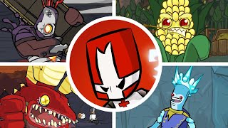 Castle Crashers Remastered  All Bosses  Ending [upl. by Sixel]