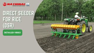 National Direct Seeder for Rice DSR English [upl. by Zalea771]