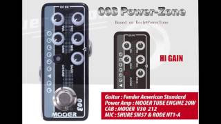 MOOER Micro Preamp 003PowerZone [upl. by Nayrbo]