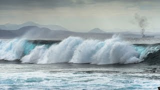 Ocean Waves Crashing  Relaxing Sounds  Calming Relaxation Music For Sleeping  1 Hour [upl. by Einra]