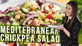 Mediterranean Chickpea Salad [upl. by Alanah]