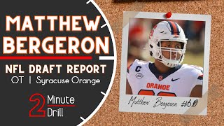 Welcome to Atlanta Matthew Bergeron 2023 NFL Draft Report amp Scouting Profile [upl. by Dasteel]