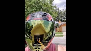 Icon Airflite Helmet  RST Gold face shield [upl. by Touber]