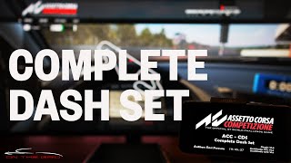 Assetto Corsa Competizione  The COMPLETE DASH SET Install and Setup [upl. by Sashenka420]