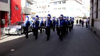 Marching Band Völklingen beim OldtimerCorso in VK Louie Louie [upl. by Swanhilda60]